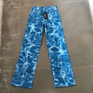 Jaded London - Swimming Pool Print Boyfriend Jeans